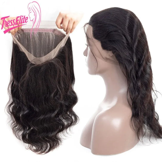 Premium 360 Hair Blocks Natural Color European and American Big Wave Women's  Lace Wig Hair Blocks Pre Plucked Baby Hair