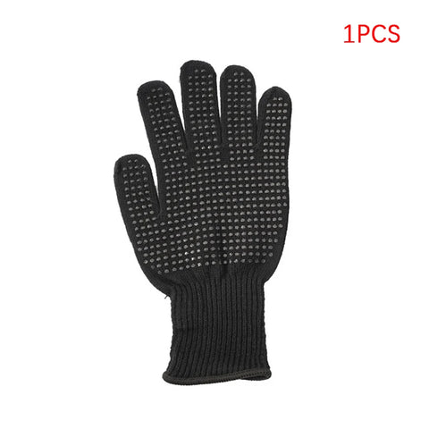 New Double-sided Hair Straightener Perm Curling Hairdressing Heat Resistant Finger Glove Hair Salon Styling Gloves