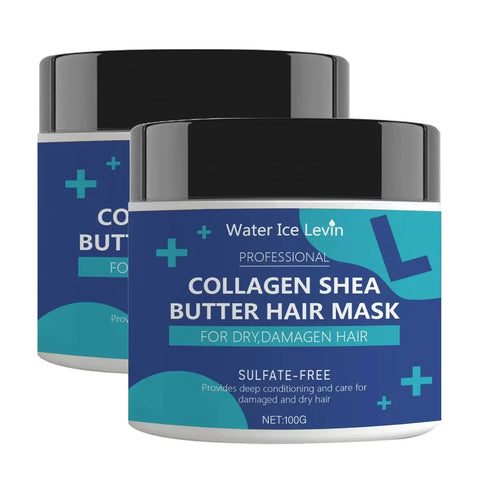 Collagen & Shea Butter Hair Mask - Sulfate-Free Deep Conditioning Treatment for Dry, Damaged Hair, Restores Moisture & Softness