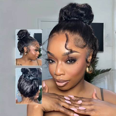 360 Full Lace Wig Invisible Drawstring Deep Wave Frontal Wig Curly Human Hair Wigs 250 Density Water Wave Lace Frontal Wigs