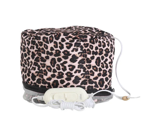 Heating Thermal Steamer Cap Electric Hot Treatment Cap for Natural Black Afro Hair Heated Hair Care Spa Hat for Home Use