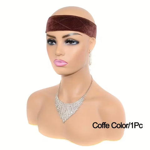 Women's Unisex Adjustable Non-Slip Wig Grip Headband Secure Hold for Full/Cap Wigs Comfortable Durable Hairpiece for Daily Wear