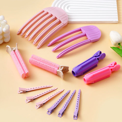 Set Fluffy Hairpin Curling Bangs Clips Hair Roots Volumizing Hair Clips Women Curling Fixed Shape Fashion Volume Hair Roller