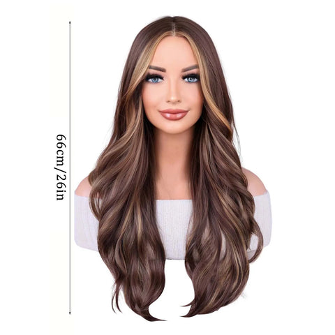 High-temperature Silk Wig Natural Realistic Super Light Fake Wig For Cool Women Girl Party Cosplay Wig Everyday Fashion Modeling