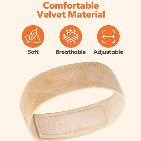 Velvet Wig Grips Headband Adjustable Grip Headbands For Lace Frontal Wigs Non-slip Soft Velvet Wig Grips Headband To Hold Wig