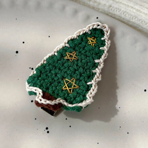 Christmas Series Hair Clips Winter Wool HairPins Christmas Tree BB Clips for Woman Girls Sweet Barrettes Children Cute Headdress
