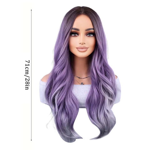 High-temperature Silk Wig Natural Realistic Super Light Fake Wig For Cool Women Girl Party Cosplay Wig Everyday Fashion Modeling