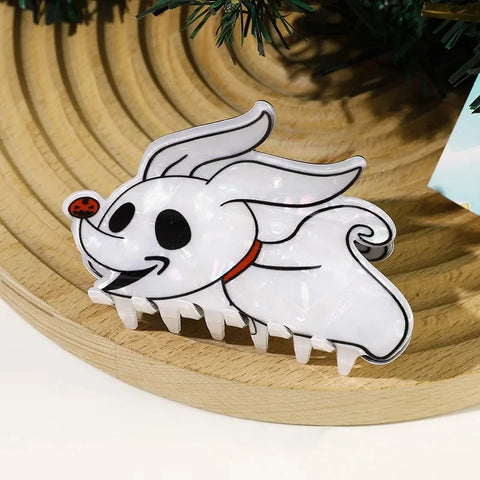 1pc Halloween pumpkin ghost dog hair clip festival party Christmas hat cartoon green monster updo clip