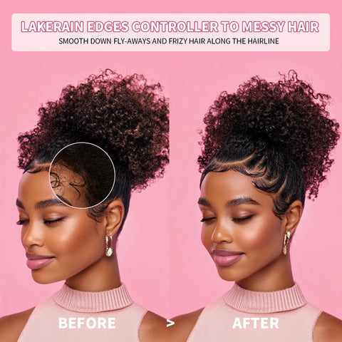 Strong Edge Control Hair Gel Thick Edges Wax Styling Gel Non-Greasy Non-Flaking No White Cast Long Lasting Supports All Hair Typ
