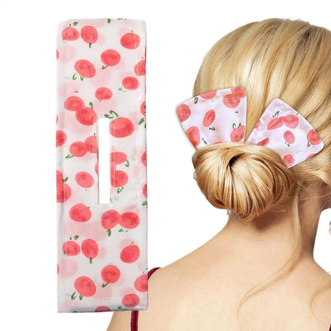 Hair Bun Maker  Bun Print Headband Hairpin Women Hair Styling Twist Stylish Donut Bun Maker Accessories Twisted Hairpin Tool