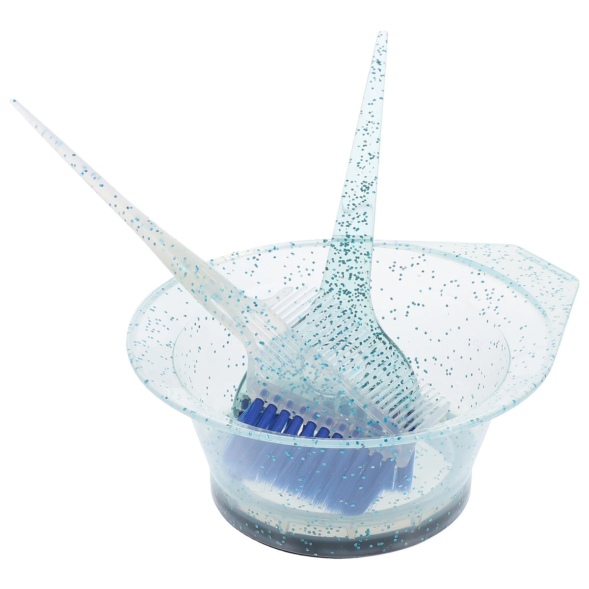 1Set Hair Coloring Brush Set Reusable Thickened Mixing Bowl Salon Tool Hair Dye Mixing Bowl Brush Kit Salon Supplies