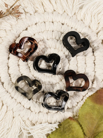 Mini Flower Hair Clips Pack for Women - Creaseless Styling Claw Clips for Bangs and Tiny Hair Styling