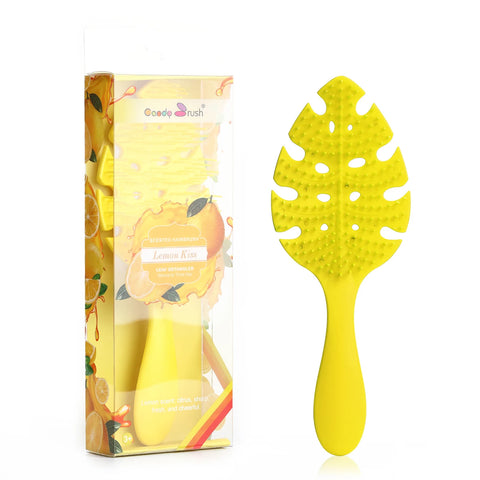 Hair Detangler Brush With Scented Detangling brush Soft Bristles with Ease For Curly  Black Natural Women Men Dry and Wet Hair