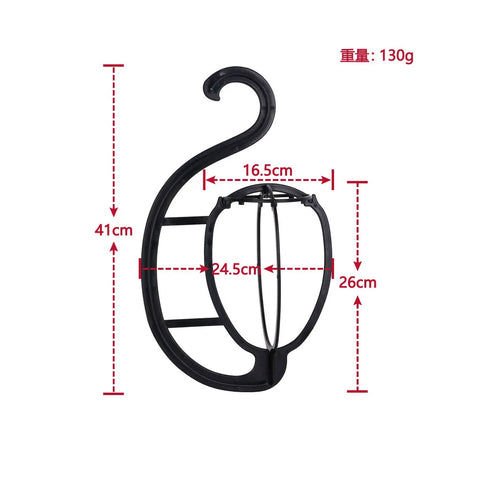 5pcHanging Wig Stand For Wigs White Black Wig Hanger Wig Stand Collapsible Wig Holder Durable Wig Display Wig Stand for All Wigs