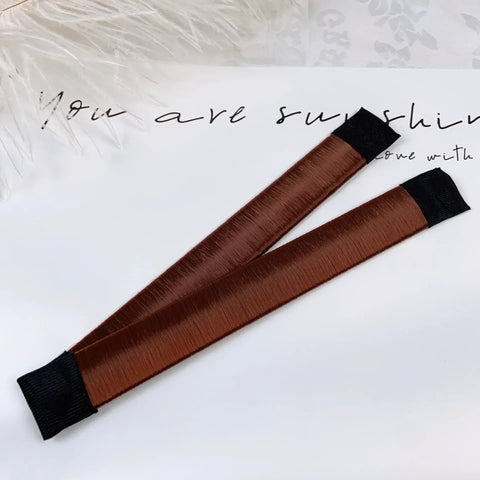 Camellia Flowers Magic DIY Tool Bun Maker Synthetic Donuts Bud Head Bands French Dish Made Hair Band Ball Twist Hair Accessories