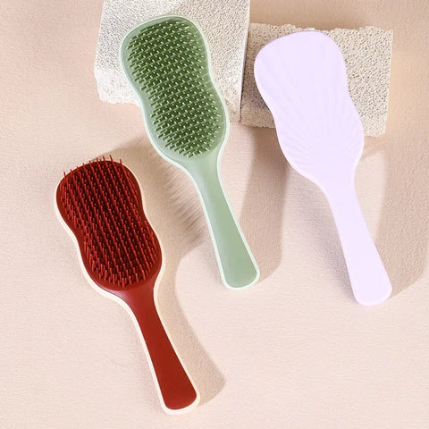 Anti-Detangling Hair Comb - Massage Features Fast Blow-Drying Curling Hair Brush Styling Tool for Efficient Hair Care