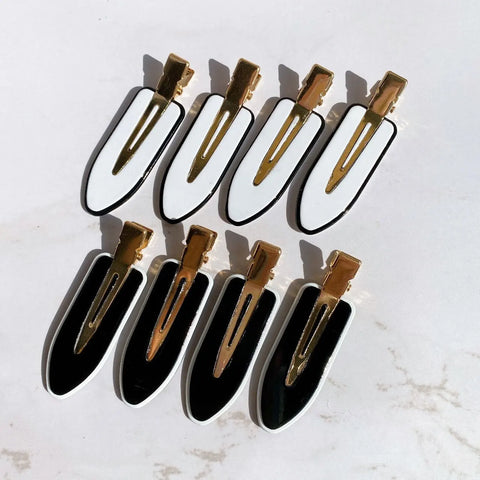 8Pcs Girls Leopard Seamless Hair Clip Set Women Acetate Sheet No Bend Bangs Clip Duckbill Clip Hairpins Makeup Hair Styling Tool