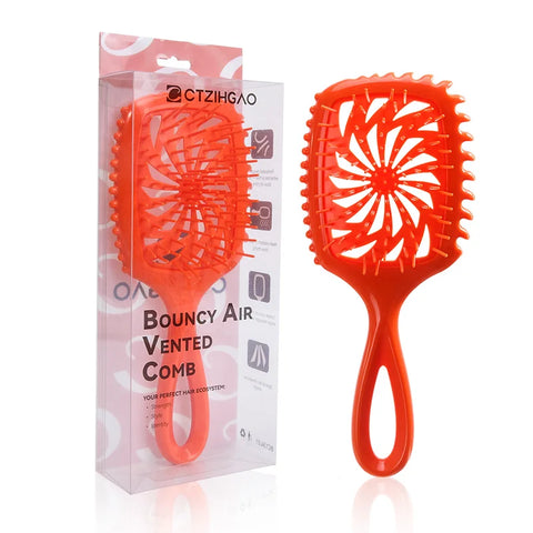 1 Pack WANMEI Detangling Hair Brush- Effortless Tangle Free-Ideal for Natural Curly Straight Wet Dry  Damaged Hair for Women Men