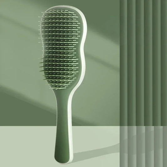 Anti-Detangling Hair Comb - Massage Features Fast Blow-Drying Curling Hair Brush Styling Tool for Efficient Hair Care