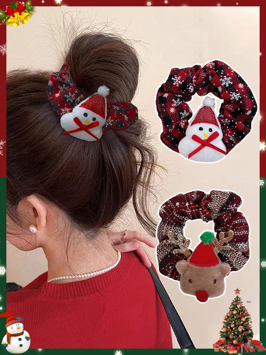 2pcs Ladies Cute Christmas Hair Accessories Hair Bands Party Celebration Roleplay Women's Hair Accessories Christmas Gifts