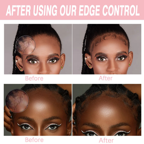 Women and Kid 30g Edge Control Gel Long Lasting Hold Control Wax Natural Finishing Anti-frizz Hair Wax Smoothing Styling Pomade