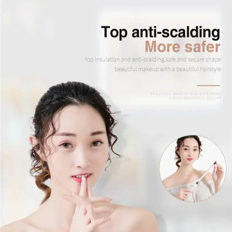 Hair Curling Iron 9mm Curler Wand Professional Curly Tongs Ceramic Electric SalonStyling Tool Small Crimping Iron Waves for Hair