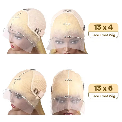 250 Density 613 Hd Lace Frontal Wig 13x6 Body Wave Human Hair Wigs 13x4 Transparent Lace Honey Blonde Glueless Wigs For Women