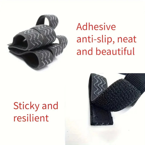 3/5/10pcs wig elastic adjustable headband, glue-proof anti-slip fixing band, non-stick wave-shaped silicone hair grip belt