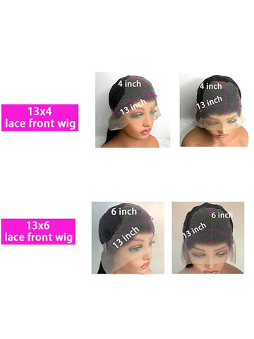 40 Inch Water Wave Lace Human Hair Front Wigs 13x4 13x6 Hd Lace Deep Wave Frontal Wig 200 Density Curly Brazilian Wigs For Women
