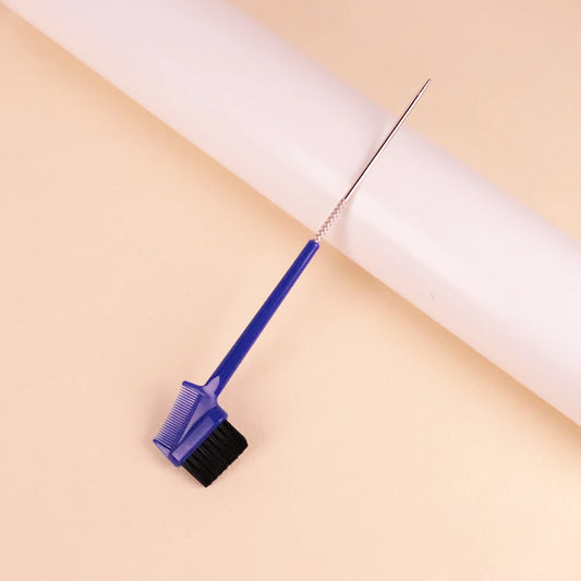 One set of natural hair styling brushes with steel needle edge control，Special for real hair wigs