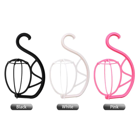 Hanger Wig Head Stand For Multiple Wigs Black Pink White Wig Holder Hat Wigs Dryer Display Styling Tools Hair Storage Rack