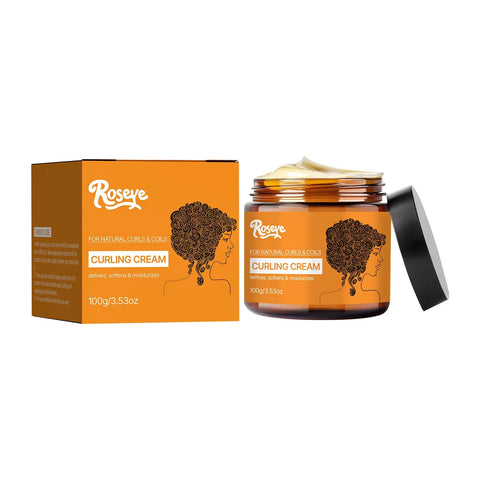 Curly hair Styling cream,enhances the elasticity and shine of curly hair,moisturizing and smoothing formula,  easy to set