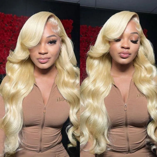 Body Wave 613 Human Hair Wig 13X6 Hd Lace Frontal Wig 250 Density 30 40 Inch Blonde Lace Front Wig For Black Women Brazilian Wig
