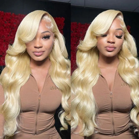Body Wave 613 Human Hair Wig 13X6 Hd Lace Frontal Wig 250 Density 30 40 Inch Blonde Lace Front Wig For Black Women Brazilian Wig