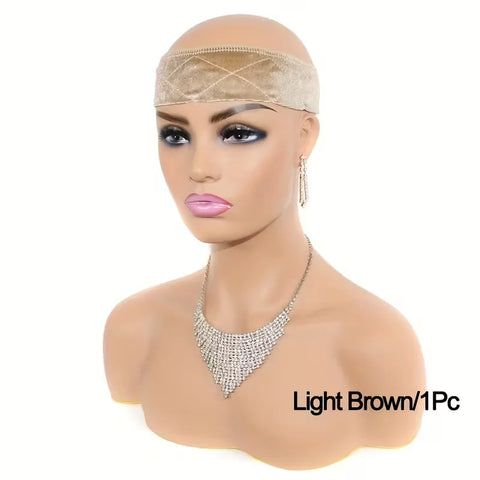 Women's Unisex Adjustable Non-Slip Wig Grip Headband Secure Hold for Full/Cap Wigs Comfortable Durable Hairpiece for Daily Wear