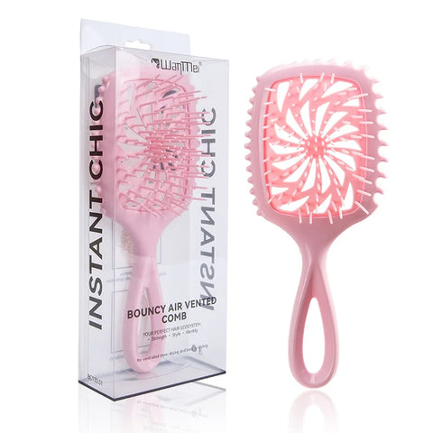 1 Pack WANMEI Detangling Hair Brush- Effortless Tangle Free-Ideal for Natural Curly Straight Wet Dry  Damaged Hair for Women Men