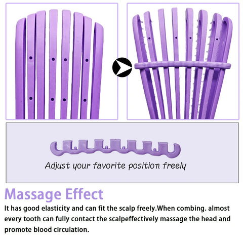 1Pcs Scalp Massage Detangling Brush Anti-Static Smooth Removes Hair Knots Comb For Salon Hairdressing Tools