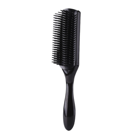 9-Rows Detangling Hair Brush Denman Detangler Hairbrush Scalp Massager Straight Curly Wet Removable DIY Hair Comb Brush