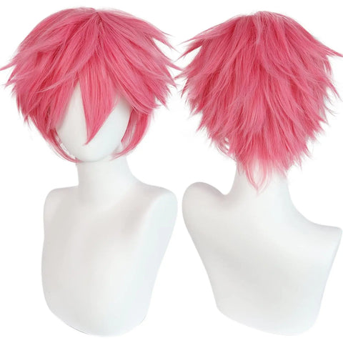 Short Black Men's Cosplay Synthetic Wig for Halloween Christmas Event Costume Party Black Men Wig for Men Women Anime Cosplay