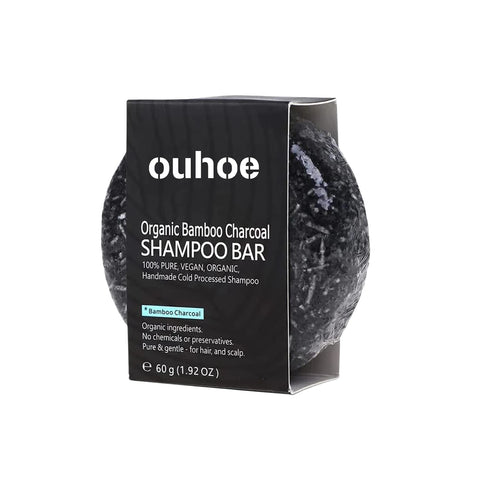 Bamboo Charcoal Shampoo Soap Deep Clean The Scalp Create Dark And Thick Hair Improve Dryness Hair Nourish Charcoal Shampoo Soap