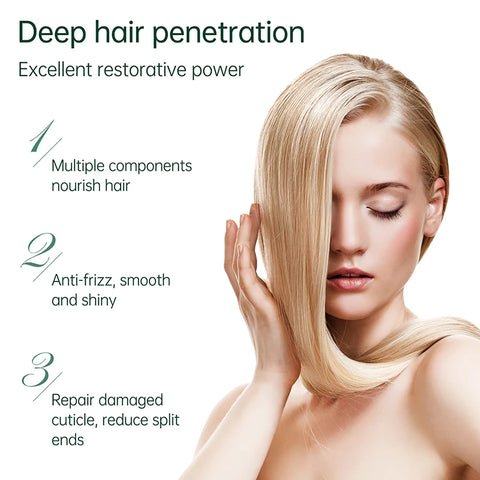 PURC Keratin Hair Mask Smoothing Straightening Soft Repair Damaged Frizz Conditioner Hair Teatment Hair Care