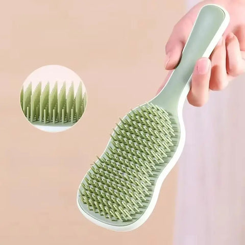 Anti-Detangling Hair Comb - Massage Features Fast Blow-Drying Curling Hair Brush Styling Tool for Efficient Hair Care