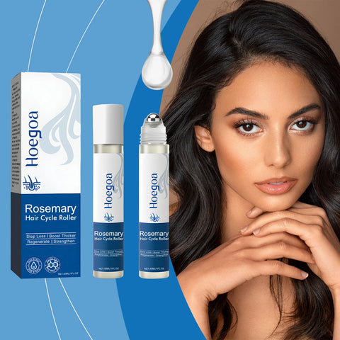 Rosemary Hair Serum Relax Scalp Stimulate Follicles Promote Hair Growth Roller Frizzy Split Ends Damaged Hair Repair Essence Oil