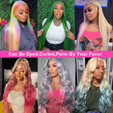 30 40 Inch 250 300% Density Blonde 613 Lace Front Wigs 13x6 HD Lace Wig Transparent Frontal 13X4 Bone Straight Human Hair Wigs