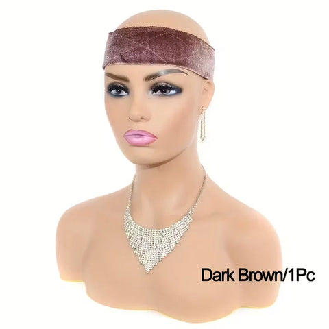 Women's Unisex Adjustable Non-Slip Wig Grip Headband Secure Hold for Full/Cap Wigs Comfortable Durable Hairpiece for Daily Wear
