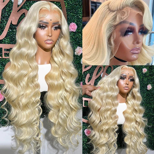 250 Density 613 Hd Lace Frontal Wig 13x6 Body Wave Human Hair Wigs 13x4 Transparent Lace Honey Blonde Glueless Wigs For Women