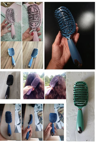 Hollow Out Hair Brush Scalp Massage Combs Detangler Comb For Women Detangling Hairdressing Salon Styling Tool Wet Dry Curly Hair