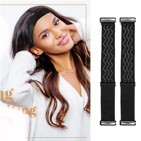 1-5p Adjustable Elastic Band For Wigs Removable Rubber Band With Metal Buckle For Fix Wig Adjustable Wig Straps For Making Wigs