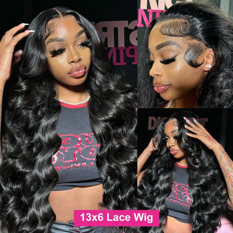 High Density Body Wave 13x6 Hd Lace Frontal Wig Human Hair Wigs Glueless 30 40 Inch Pre Plucked 13x4 Lace Front Wigs For Women