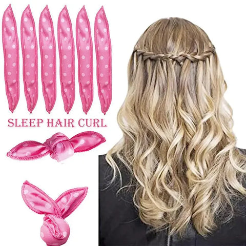 10 Pcs/Lot Hair Curlers Soft Sleep Pillow Hair Rollers Set Best Flexible Foam and Sponge Magic DIY Hair Styling Tools